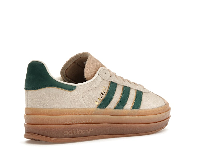 adidas Gazelle Bold Magic Beige Collegiate Green (Women's)