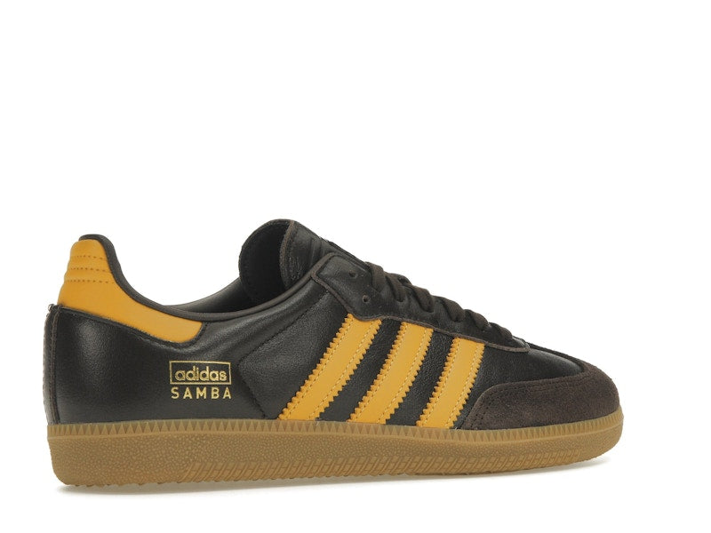 adidas Samba OG Dark Brown Preloved Yellow