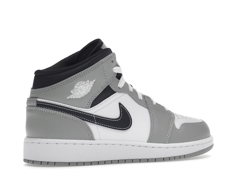 Jordan 1 Mid Light Smoke Grey (GS)