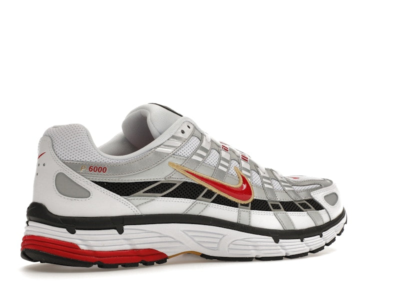 Nike P-6000 Platinum Varsity Red