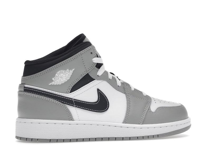 Jordan 1 Mid Light Smoke Grey (GS)