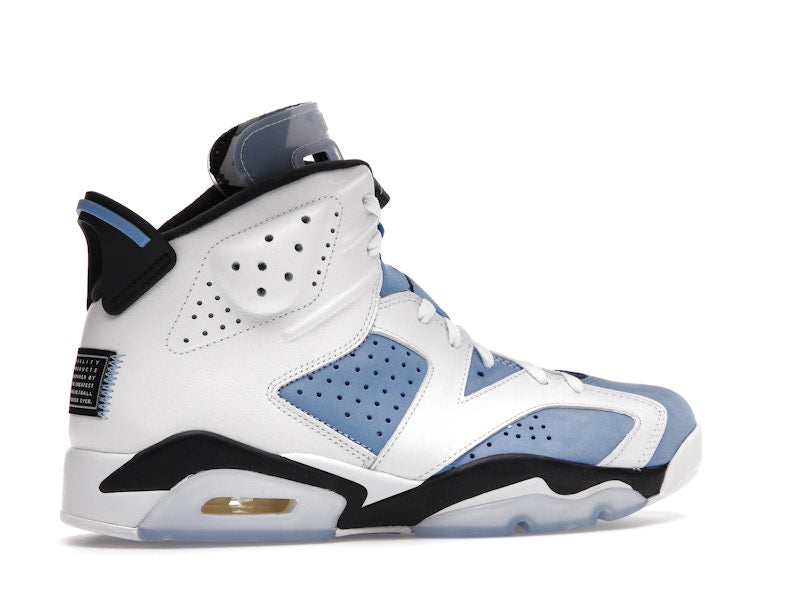 Jordan 6 Retro UNC White