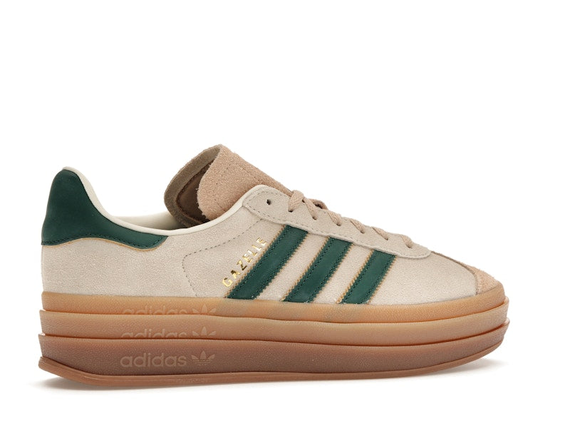 adidas Gazelle Bold Magic Beige Collegiate Green (Women's)