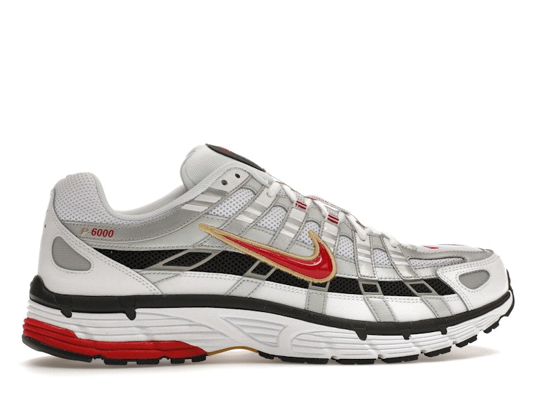 Nike P-6000 Platinum Varsity Red