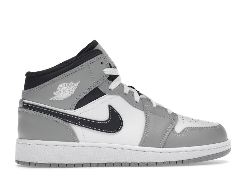 Jordan 1 Mid Light Smoke Grey (GS)