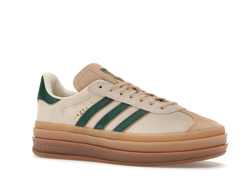 adidas Gazelle Bold Magic Beige Collegiate Green (Women's)