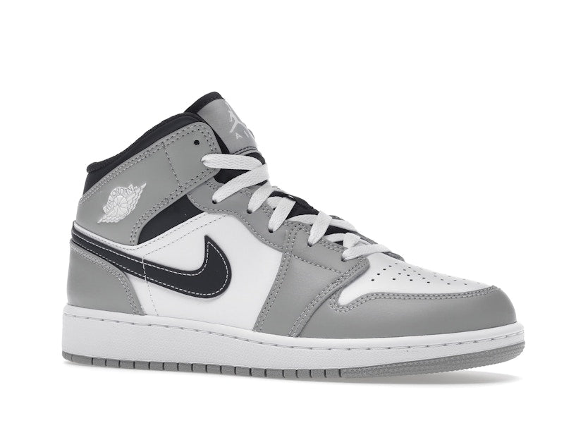 Jordan 1 Mid Light Smoke Grey (GS)