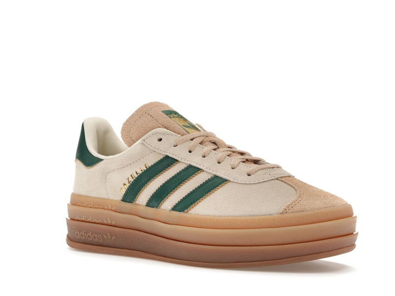 adidas Gazelle Bold Magic Beige Collegiate Green (Women's)