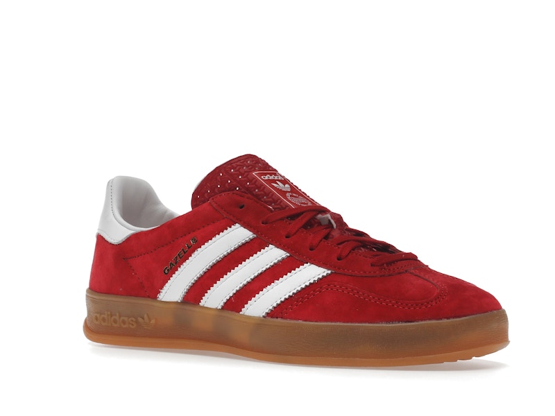 adidas Gazelle Indoor Scarlet Cloud White