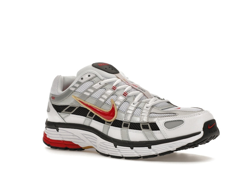 Nike P-6000 Platinum Varsity Red