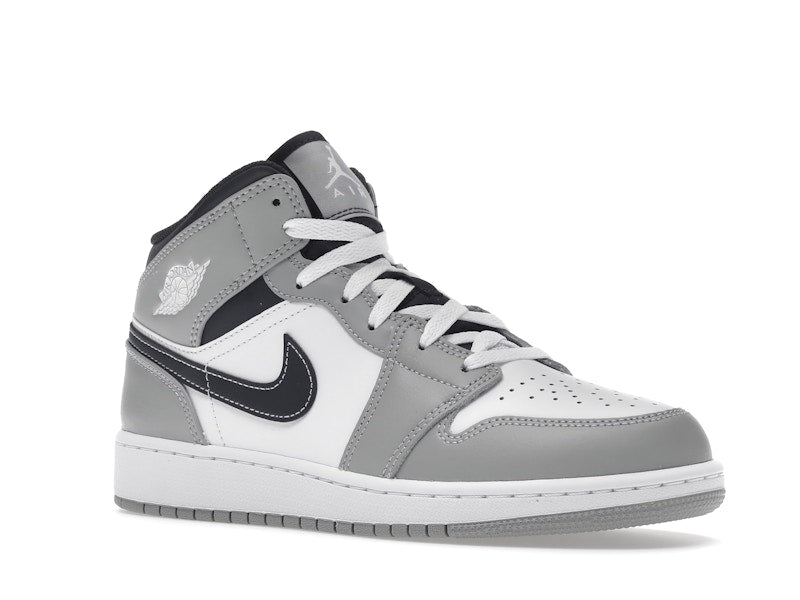 Jordan 1 Mid Light Smoke Grey (GS)