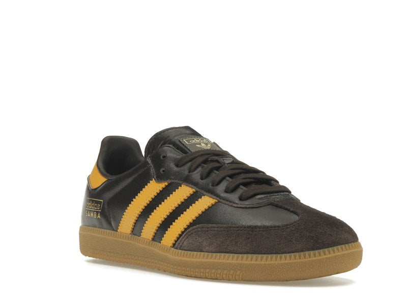 adidas Samba OG Dark Brown Preloved Yellow