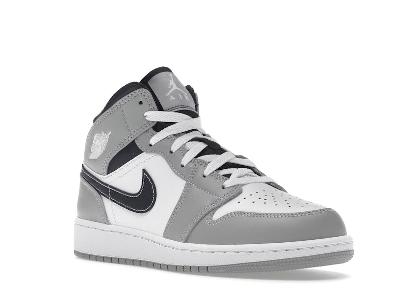 Jordan 1 Mid Light Smoke Grey (GS)