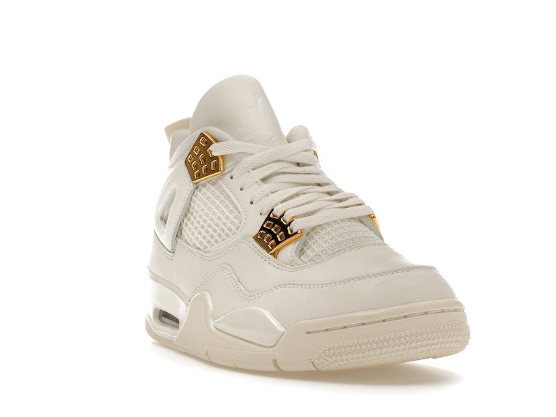 Jordan 4 Retro Metallic Gold (Women's)