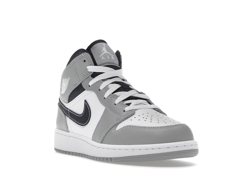 Jordan 1 Mid Light Smoke Grey (GS)