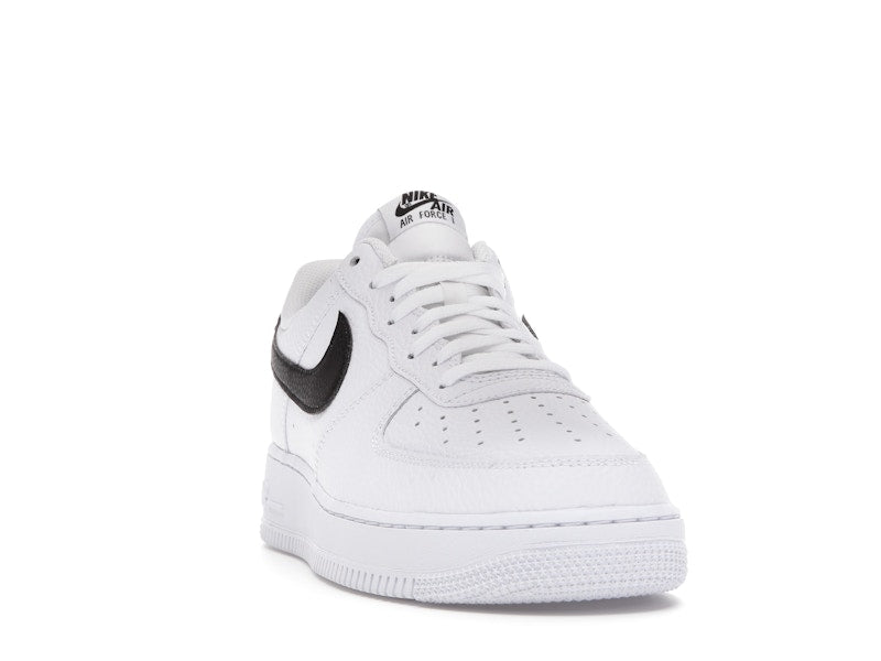 Nike Air Force 1 Low '07 White Black Pebbled Leather