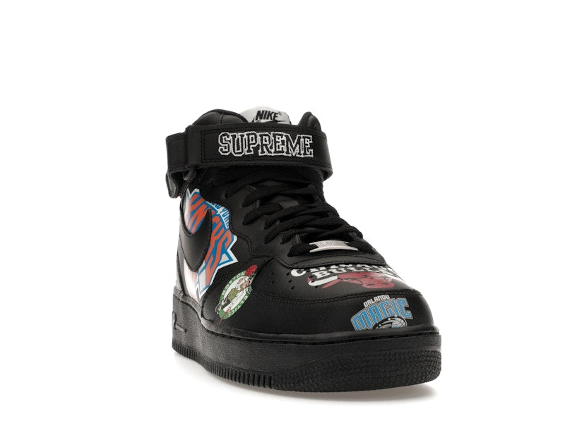 Nike Air Force 1 Mid Supreme NBA Black