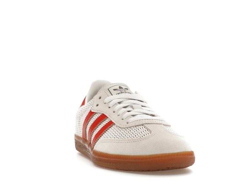 adidas Samba OG Crystal White Preloved Red