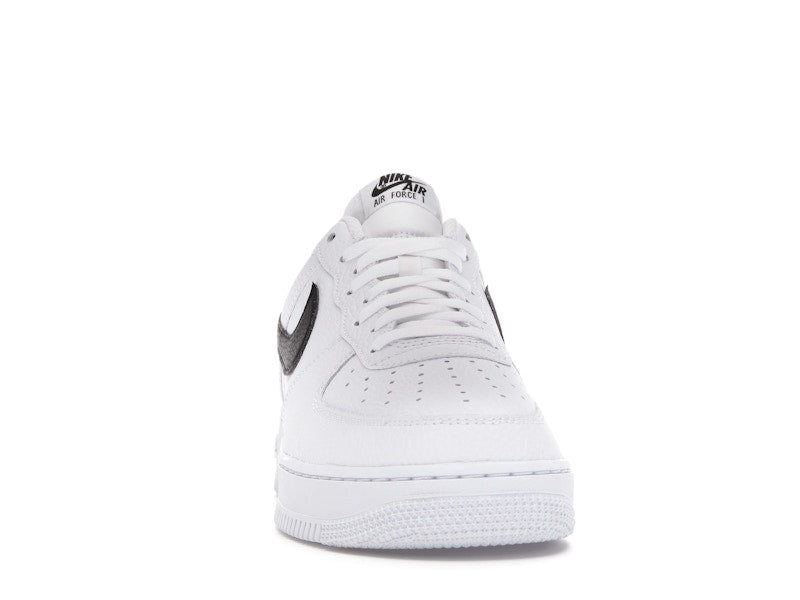 Nike Air Force 1 Low '07 White Black Pebbled Leather