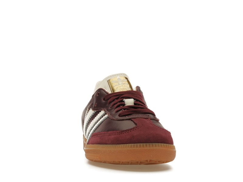 adidas Samba OG Maroon Gold Metallic (Women's)