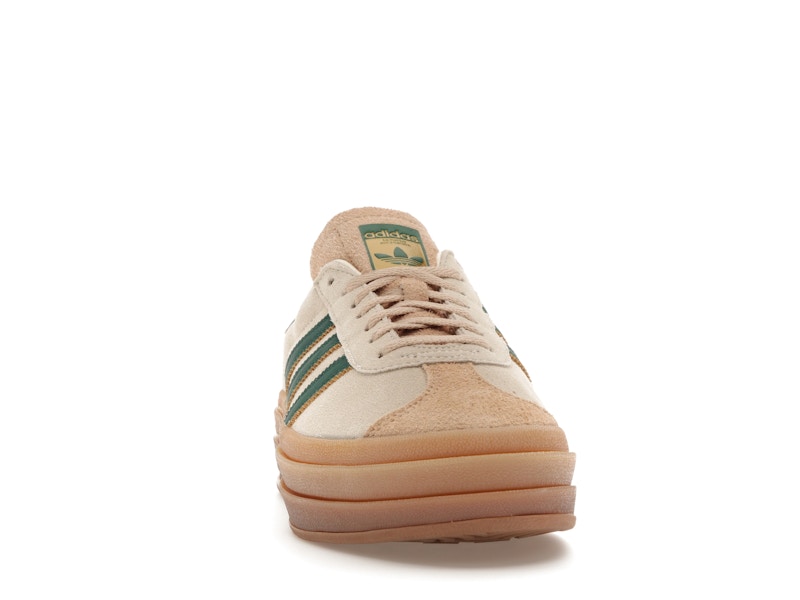 adidas Gazelle Bold Magic Beige Collegiate Green (Women's)