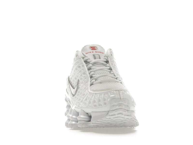 Nike Shox TL White Metallic Silver Max Orange (Women's)