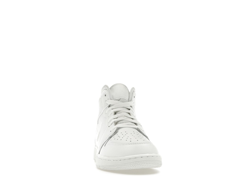 Jordan 1 Mid Triple White (2023) (GS)