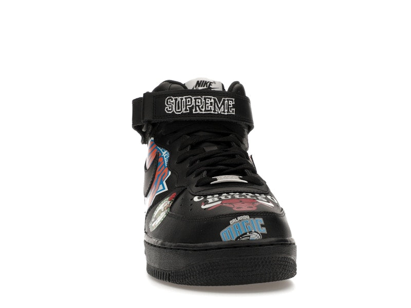 Nike Air Force 1 Mid Supreme NBA Black