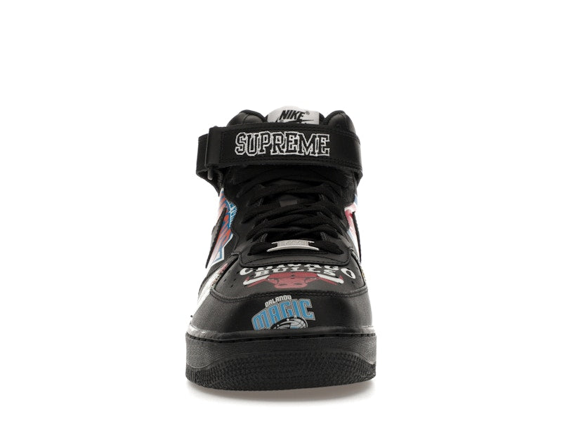 Nike Air Force 1 Mid Supreme NBA Black