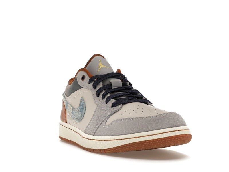 Jordan 1 Low SE Phantom Repaired Denim Swoosh - Jordan - OFFseason 衣服 - FZ5042 - 041