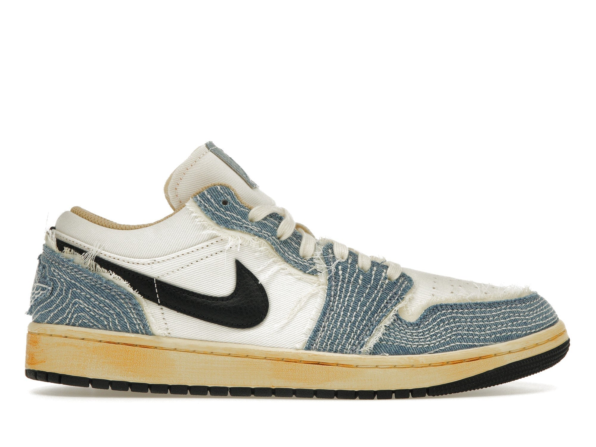 Jordan 1 Low SE WRMK Sashiko Denim - Jordan - OFFseason 衣服 - FN7670 - 493