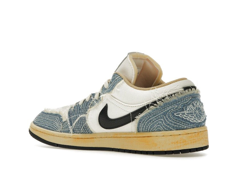 Jordan 1 Low SE WRMK Sashiko Denim - Jordan - OFFseason 衣服 - FN7670 - 493