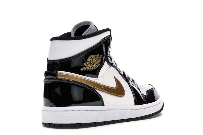 Jordan 1 Mid Patent Black White Gold - Jordan - OFFseason 衣服 - 852542 - 007