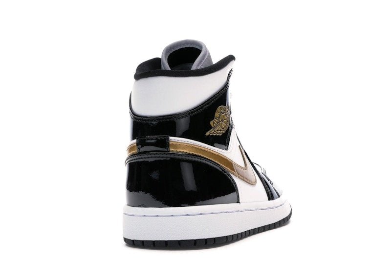 Jordan 1 Mid Patent Black White Gold - Jordan - OFFseason 衣服 - 852542 - 007