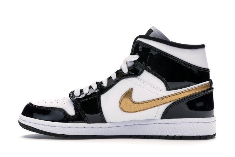 Jordan 1 Mid Patent Black White Gold - Jordan - OFFseason 衣服 - 852542 - 007