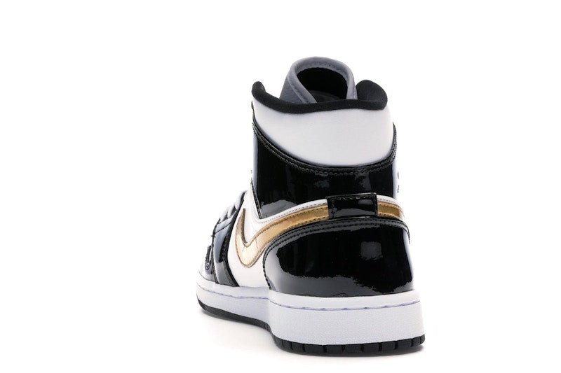 Jordan 1 Mid Patent Black White Gold - Jordan - OFFseason 衣服 - 852542 - 007