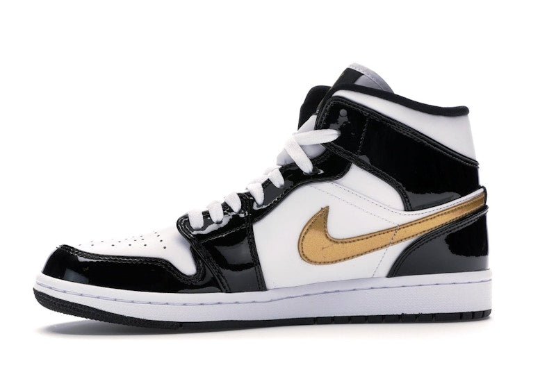 Jordan 1 Mid Patent Black White Gold - Jordan - OFFseason 衣服 - 852542 - 007