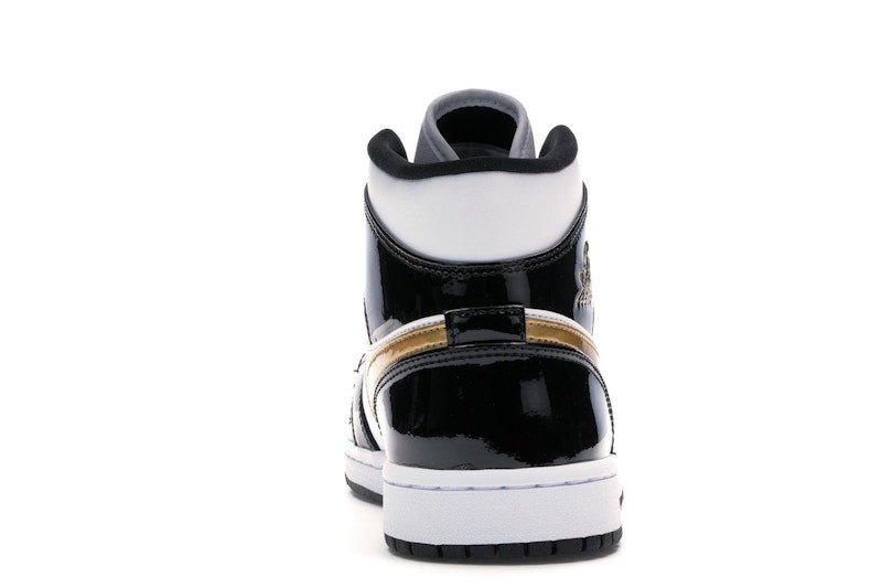 Jordan 1 Mid Patent Black White Gold - Jordan - OFFseason 衣服 - 852542 - 007