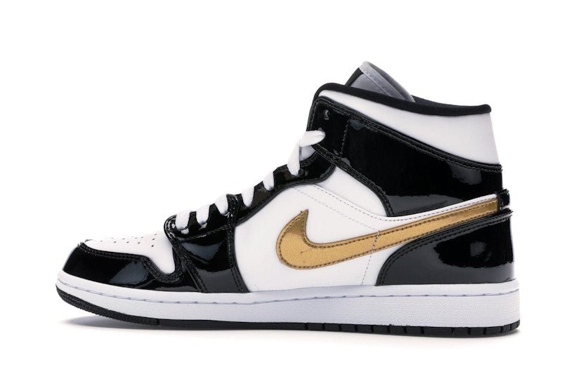 Jordan 1 Mid Patent Black White Gold - Jordan - OFFseason 衣服 - 852542 - 007