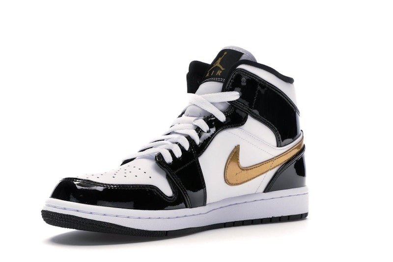 Jordan 1 Mid Patent Black White Gold - Jordan - OFFseason 衣服 - 852542 - 007