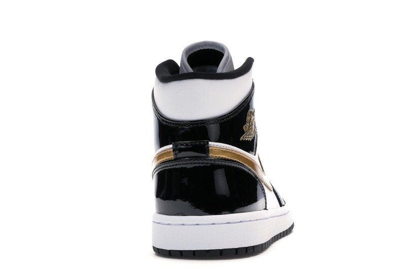 Jordan 1 Mid Patent Black White Gold - Jordan - OFFseason 衣服 - 852542 - 007