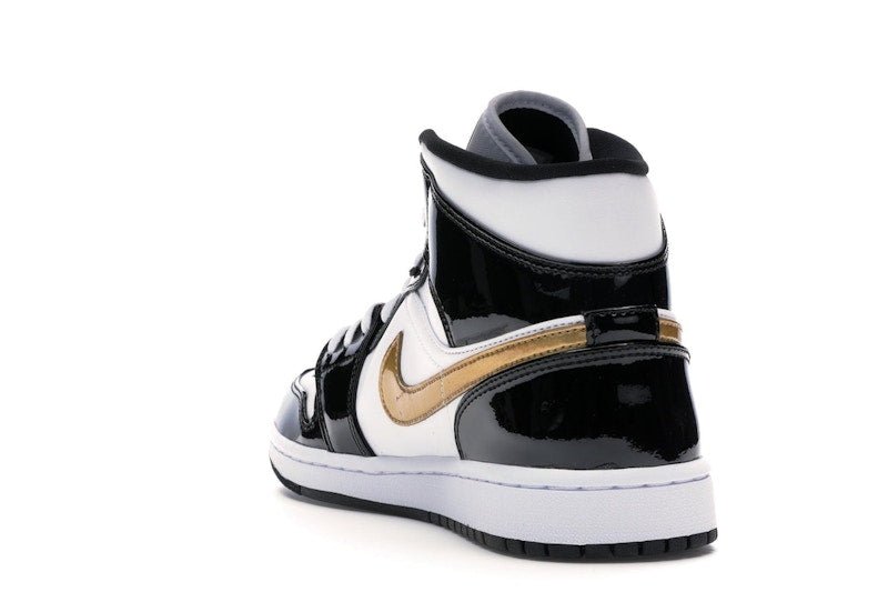 Jordan 1 Mid Patent Black White Gold - Jordan - OFFseason 衣服 - 852542 - 007