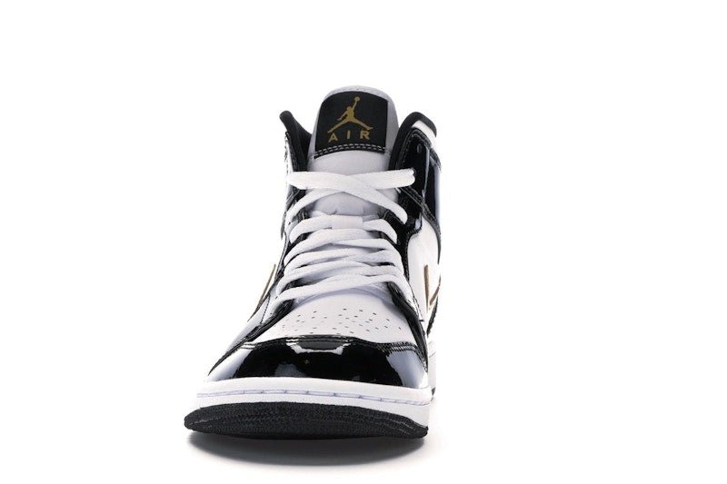 Jordan 1 Mid Patent Black White Gold - Jordan - OFFseason 衣服 - 852542 - 007