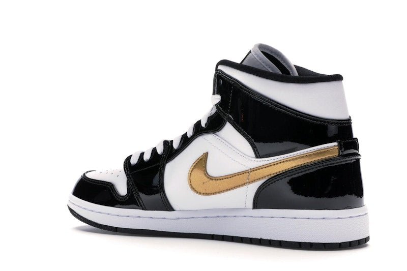 Jordan 1 Mid Patent Black White Gold - Jordan - OFFseason 衣服 - 852542 - 007