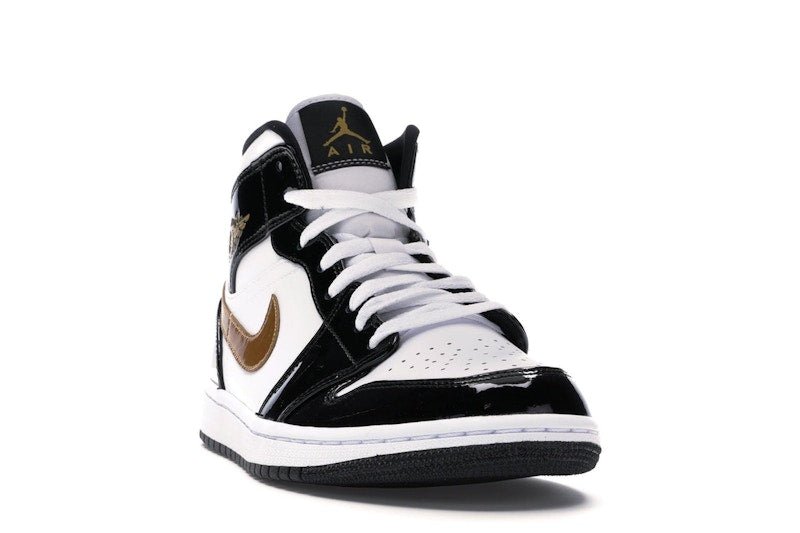 Jordan 1 Mid Patent Black White Gold - Jordan - OFFseason 衣服 - 852542 - 007