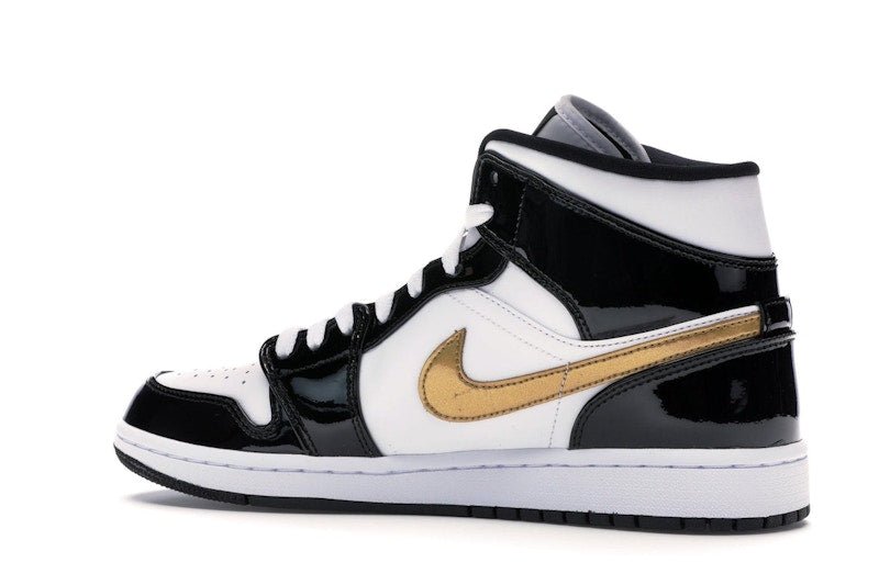 Jordan 1 Mid Patent Black White Gold - Jordan - OFFseason 衣服 - 852542 - 007