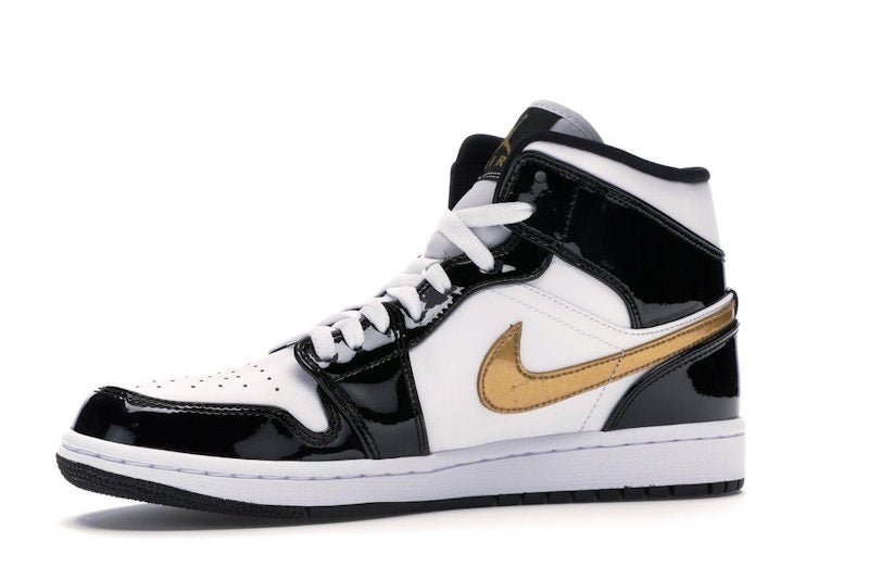 Jordan 1 Mid Patent Black White Gold - Jordan - OFFseason 衣服 - 852542 - 007