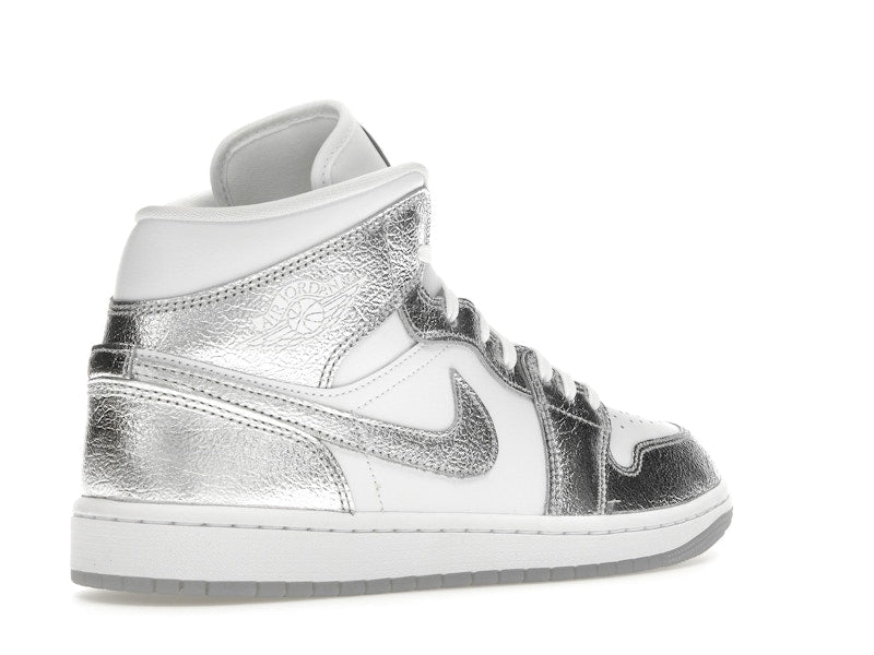 Jordan 1 Mid SE Metallic Silver (Women's) - Jordan - OFFseason 衣服 - FN5031 - 100