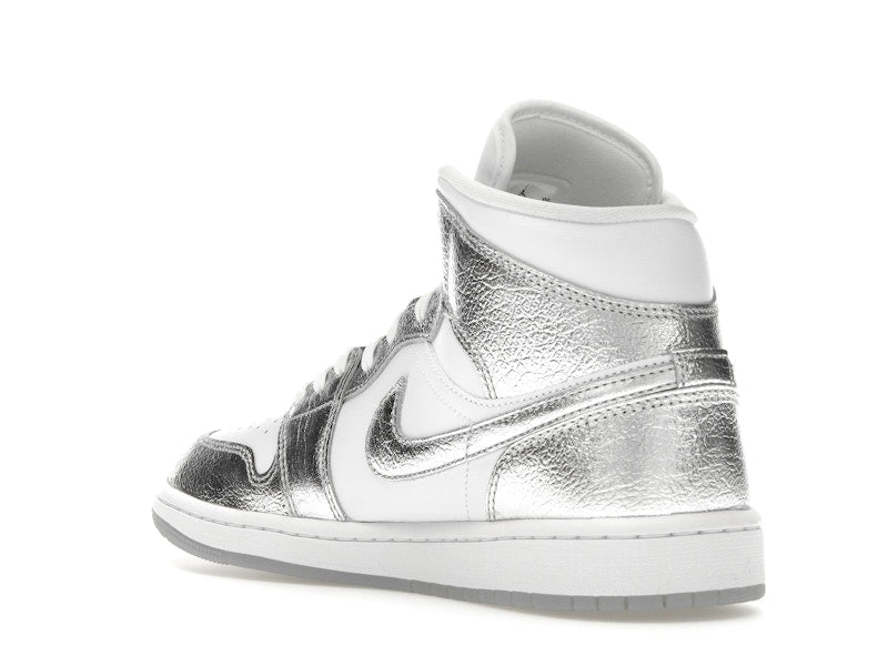 Jordan 1 Mid SE Metallic Silver (Women's) - Jordan - OFFseason 衣服 - FN5031 - 100