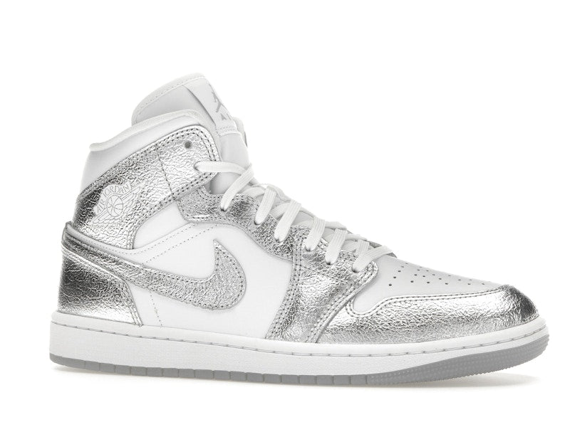 Jordan 1 Mid SE Metallic Silver (Women's) - Jordan - OFFseason 衣服 - FN5031 - 100